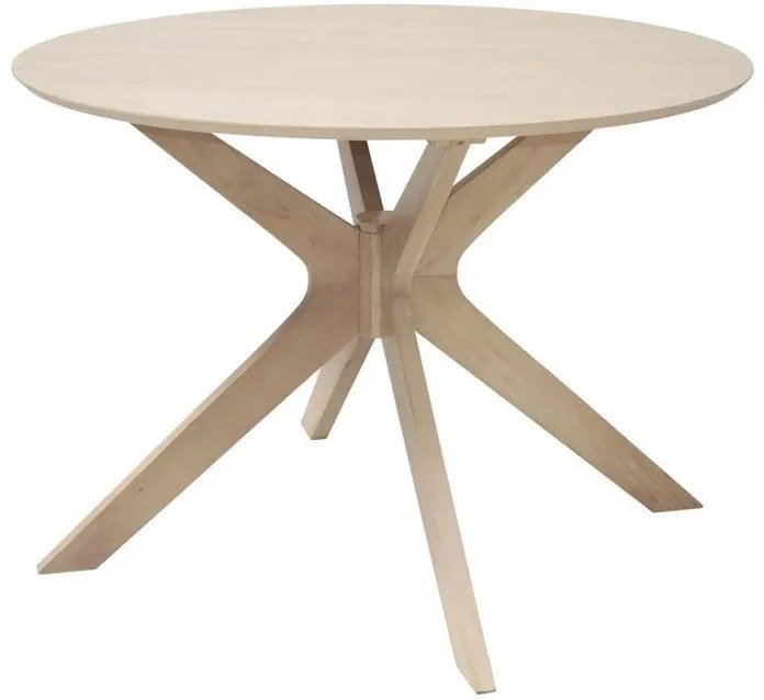 Moderný jedálenský stôl GILERMO Ø105 cm z dubového dreva