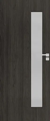 DRE Deca interiérové dvere naturel ľavé 80 cm brest antracit DECA10JA80L