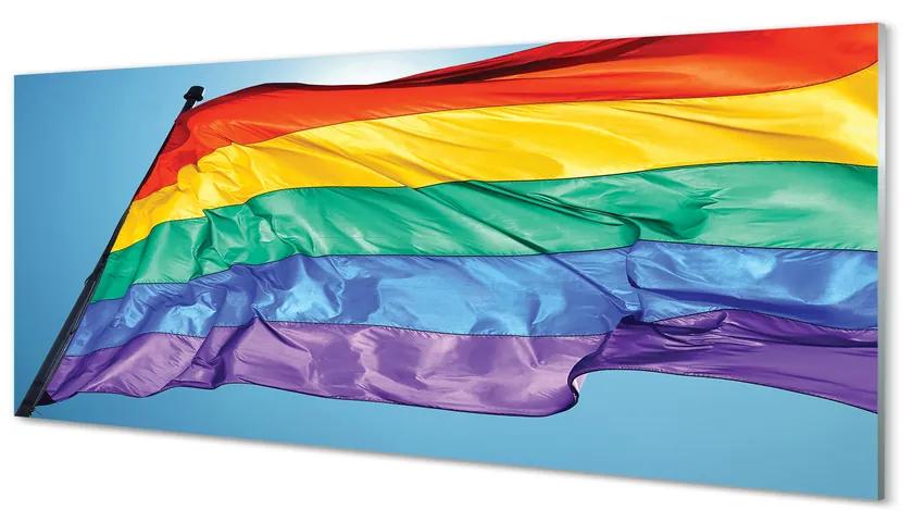 Obraz plexi Farebné vlajky 120x60 cm