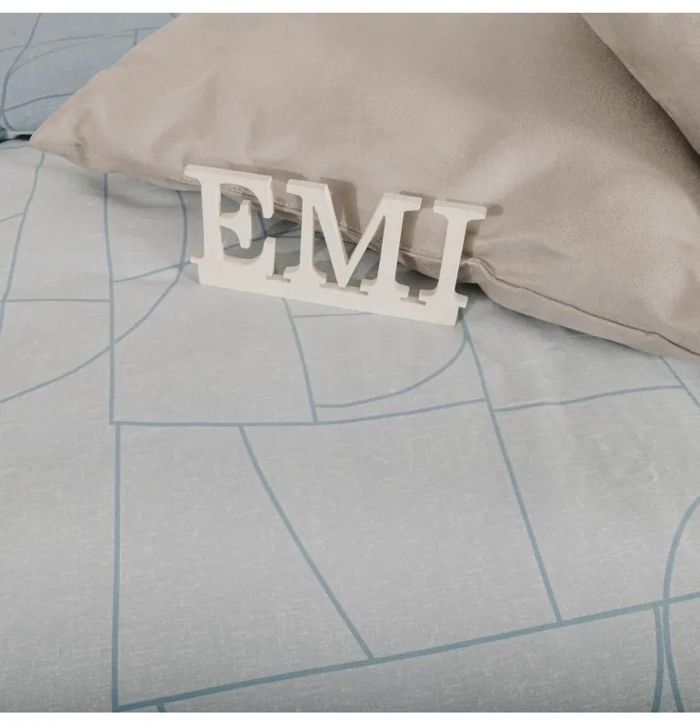 Obliečky Velur modré satén EMI