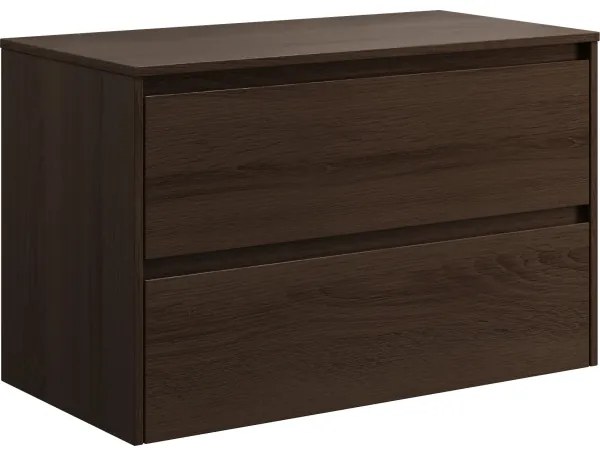 Kúpeľňová skrinka TRONDHEIM pre umývadlo 90 cm orech