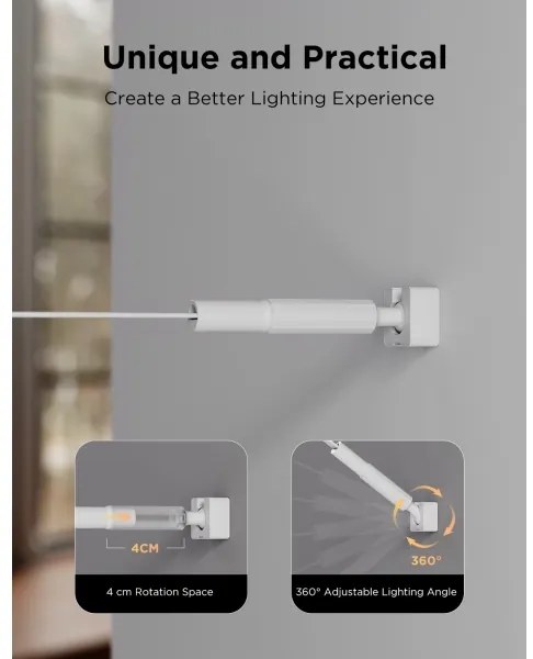 Govee - LED RGBICWW závesný LED pás/36W/24V 4 m Skyline Matter Wi-Fi