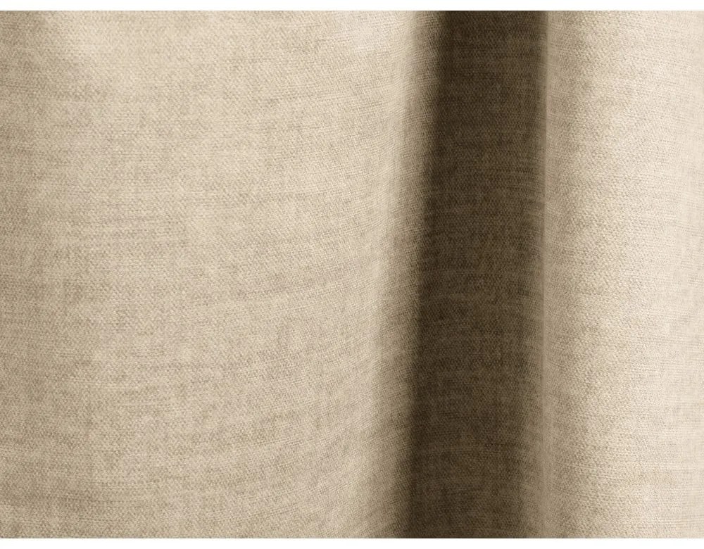 Béžová čalúnená dvojlôžková posteľ s úložným priestorom s roštom 180x200 cm Martina – Micadoni