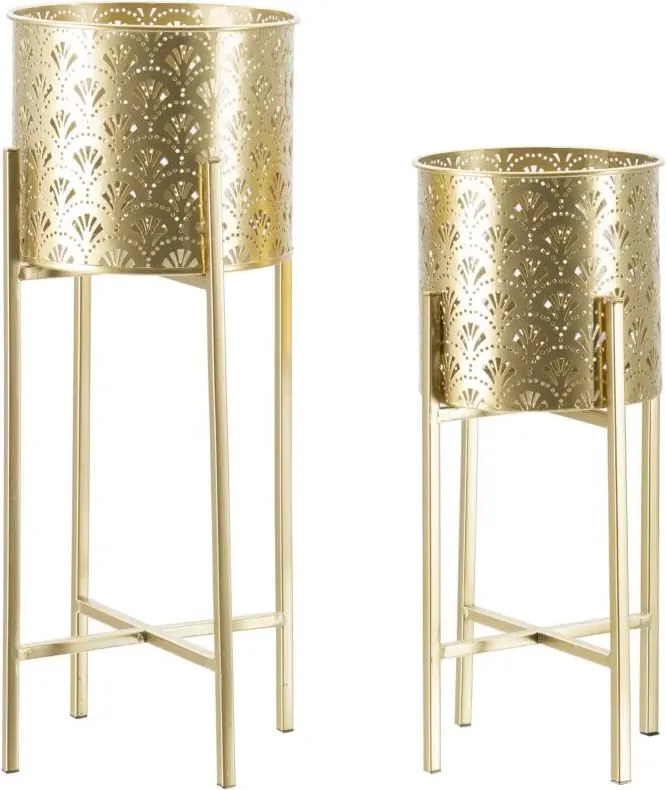 Sada 2 ks stojanů na květiny Golvy B zlatá