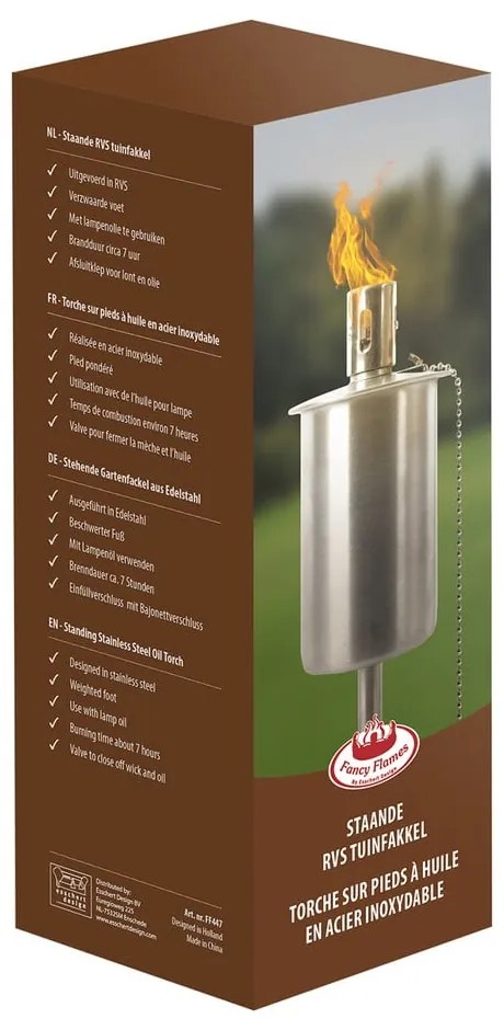 Kovová olejová lampa (výška 25 cm) – Esschert Design