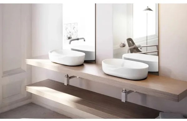 Bathco 4037 - Umývadlo na dosku TOULOUSE 59x41,5 cm porcelán/biela