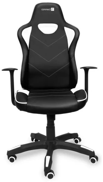 CONNECT IT CGC-0700-WH - Herná stolička LeMans Pro čierno-biela