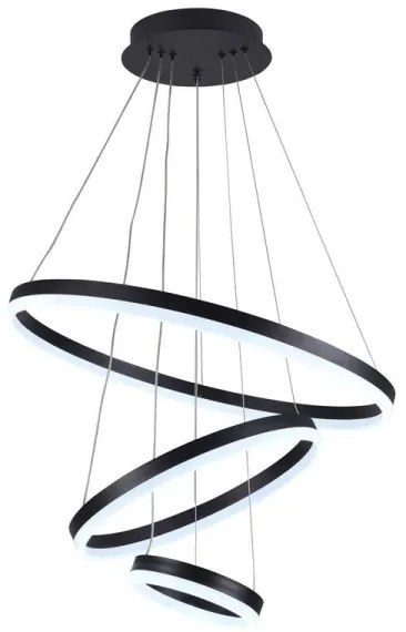 LED Stmievateľný luster na lanku LED/85W/230V 3000-6500K + diaľkové ovládanie