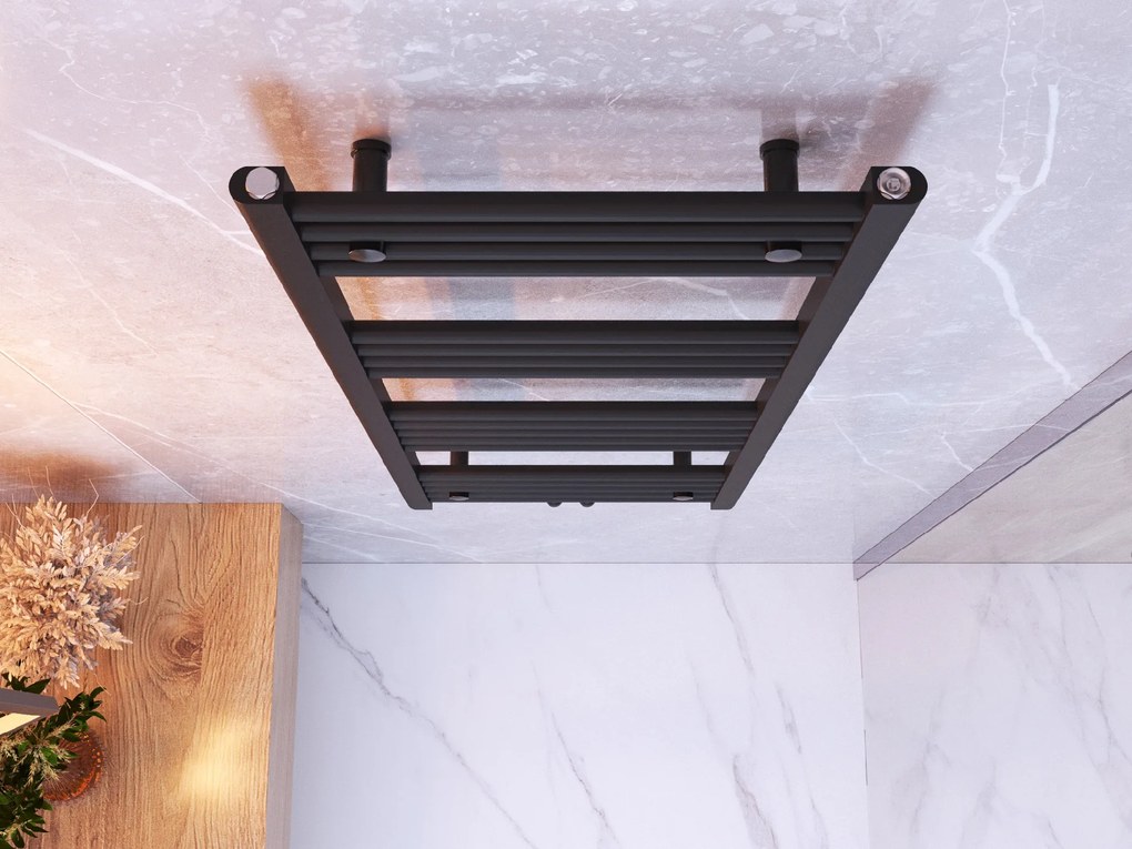 Gamma Erga Simple, vykurovacie teleso 1200x600 mm, 560 W, čierna, ERG-LAV-SIMP-12060-BK