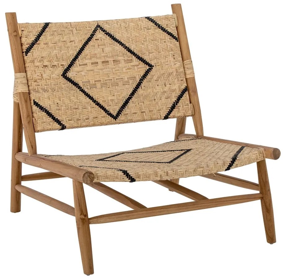 Kreslo s výpletom v prírodnej farbe Lennox - Bloomingville