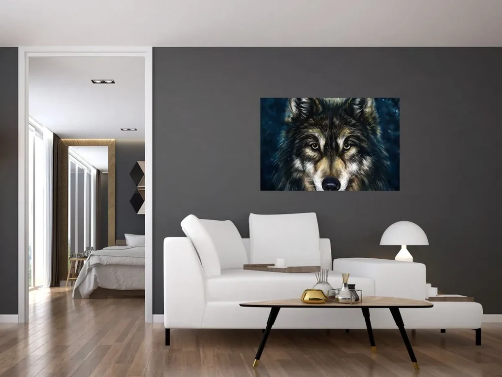 Obraz - Vlk (90x60 cm)