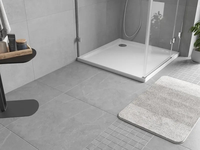 Mexen Flow, štvorcová sprchová vanička slim 120 x 120 cm, biela lesklá, 46S101212