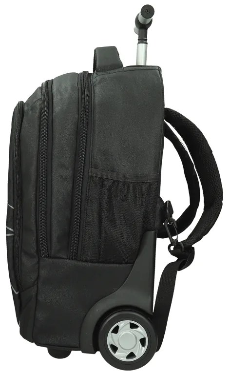 Školská taška koliesková UEFA Black 531417