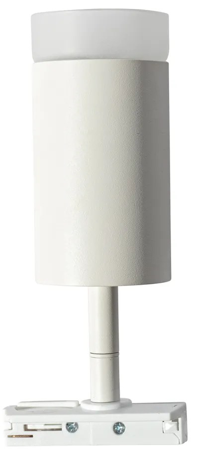 Moderné bodové svietidlo s bielym krúžkom pre 1-fázový koľajnicový systém GU10 50mm - Iconic Jeana