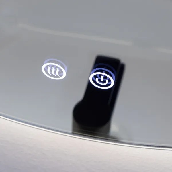 Brilagi - stmievateľné vyhrievané LED zrkadlo s podsvietením DEMI PRO LED/20W/230V pr. 60 cm IP44