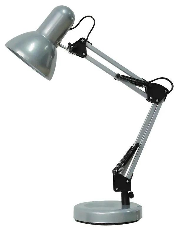 Brilagi Brilagi - Stolná lampa ROMERO 1xE27/60W/230V strieborná BG0262
