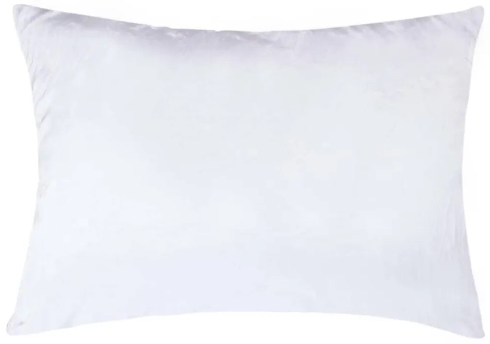 XPOSE® Mikroplyšová obliečka na vankúš - biela 50x70 cm