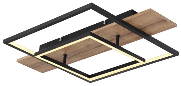 Globo 67289D - stmievateľné LED stropné svietidlo VANNI LED/24W/230V hnedá/čierna