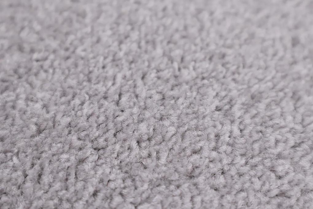 Vopi koberce Kusový koberec Eton sivý 73 - 200x400 cm