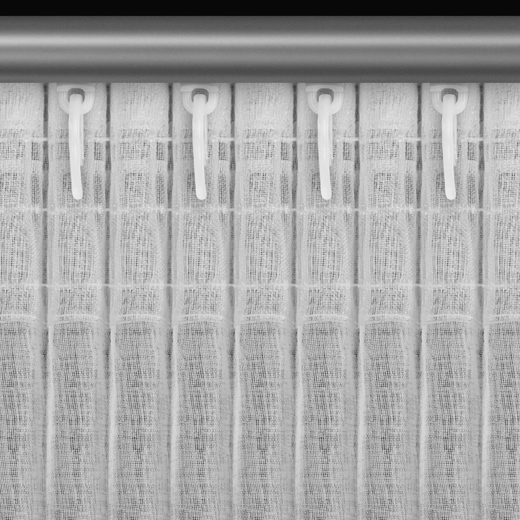ZÁCLONA NA PÁSKE ELPIDIA 350X150 CM BIELA
