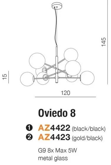 AZzardo Oviedo AZ4423 Farba: Čierna, Veľkosť: 6