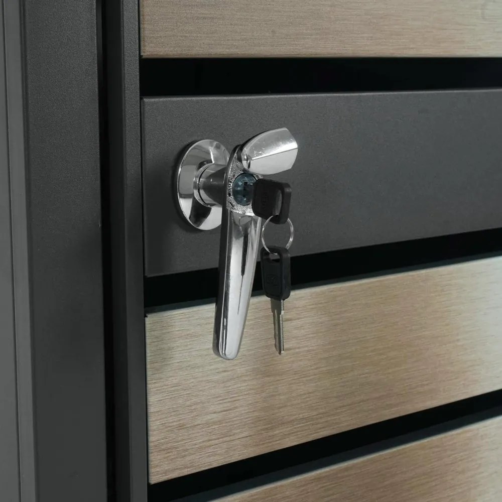 Prístrešok na smetiaku J81 so záhonom