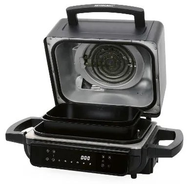 Silvercrest® Kitchen Tools Teplovzdušná fritéza s grilom a udiarňou Shlfs 2200 A1/Sohlfs 2200 A1 (100390462)