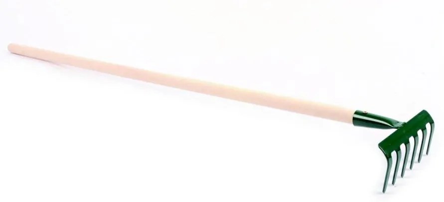 Hrable 6-zub.kovové s násadou 1000mm KLC