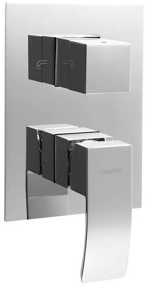 Sapho Sapho, GINKO podomietková sprchová batéria, 3 výstupy, chrómová, 1101-44