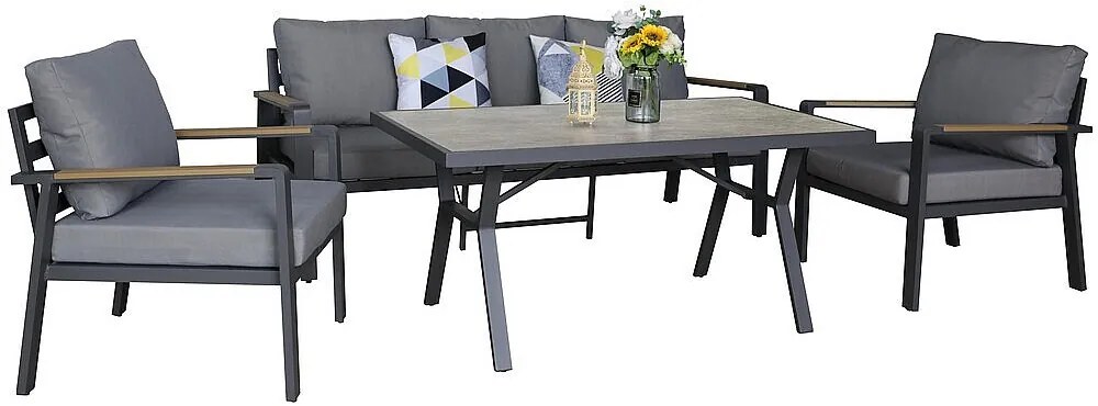 DEOKORK Hliníková zostava BOSTON pre 5 osôb