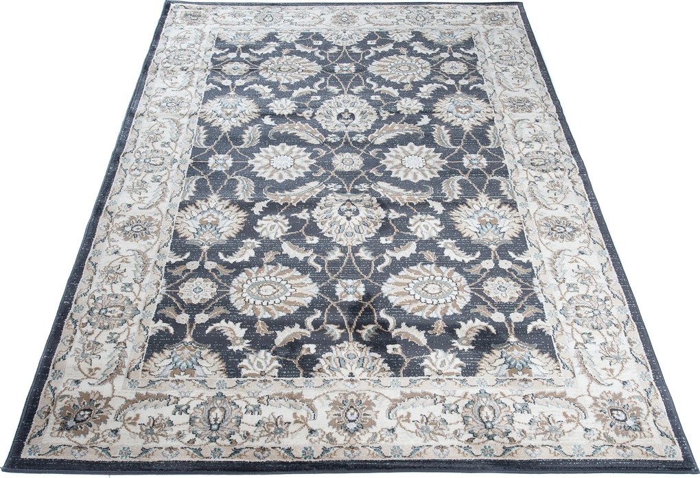 Koberec Dubai CHU antracitový obdĺžnikový – polypropylén Rozmer: 80x150 cm