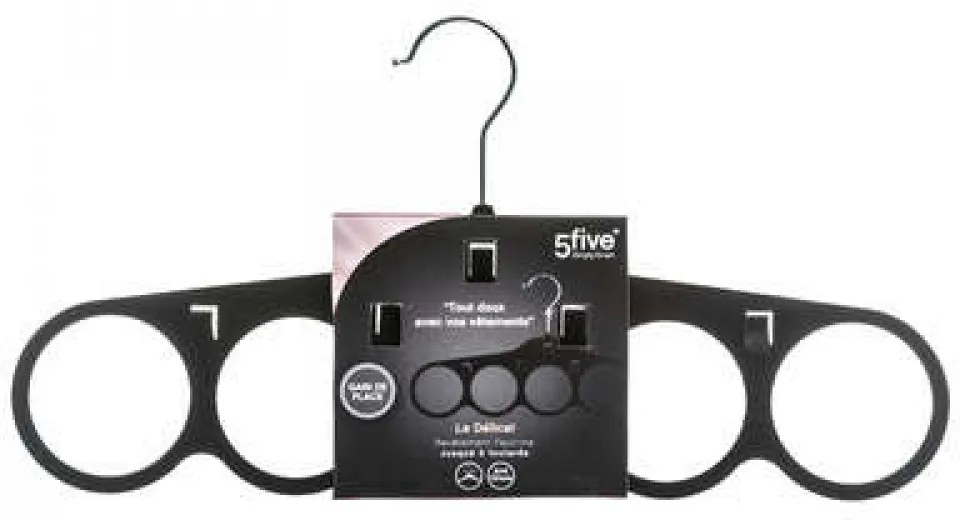 5Five® Věšák, ramínko na šátky, šály, opasky a jiné doplňky, SAMET HOOK