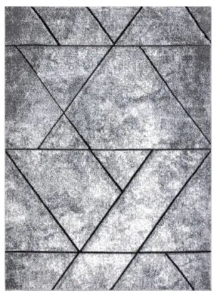 Koberec COZY 8872 Wall geometric sivý/nebeský