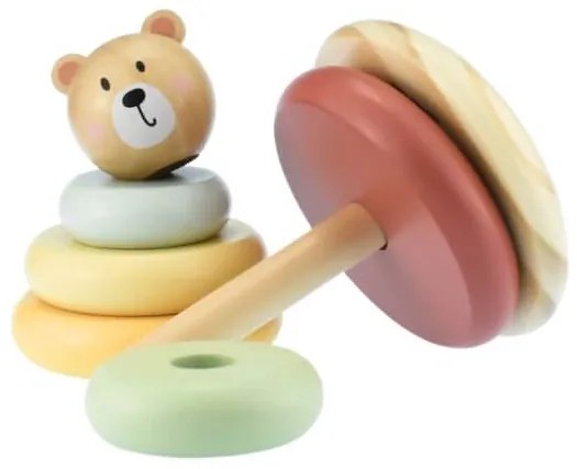 Nasadzovacie krúžky Macko Pastel