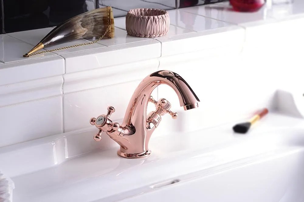 Sapho Sapho, ANTEA pripojenie pe ištaláciu vaňovej batérie na okraj vane (pár), bronz, 9856