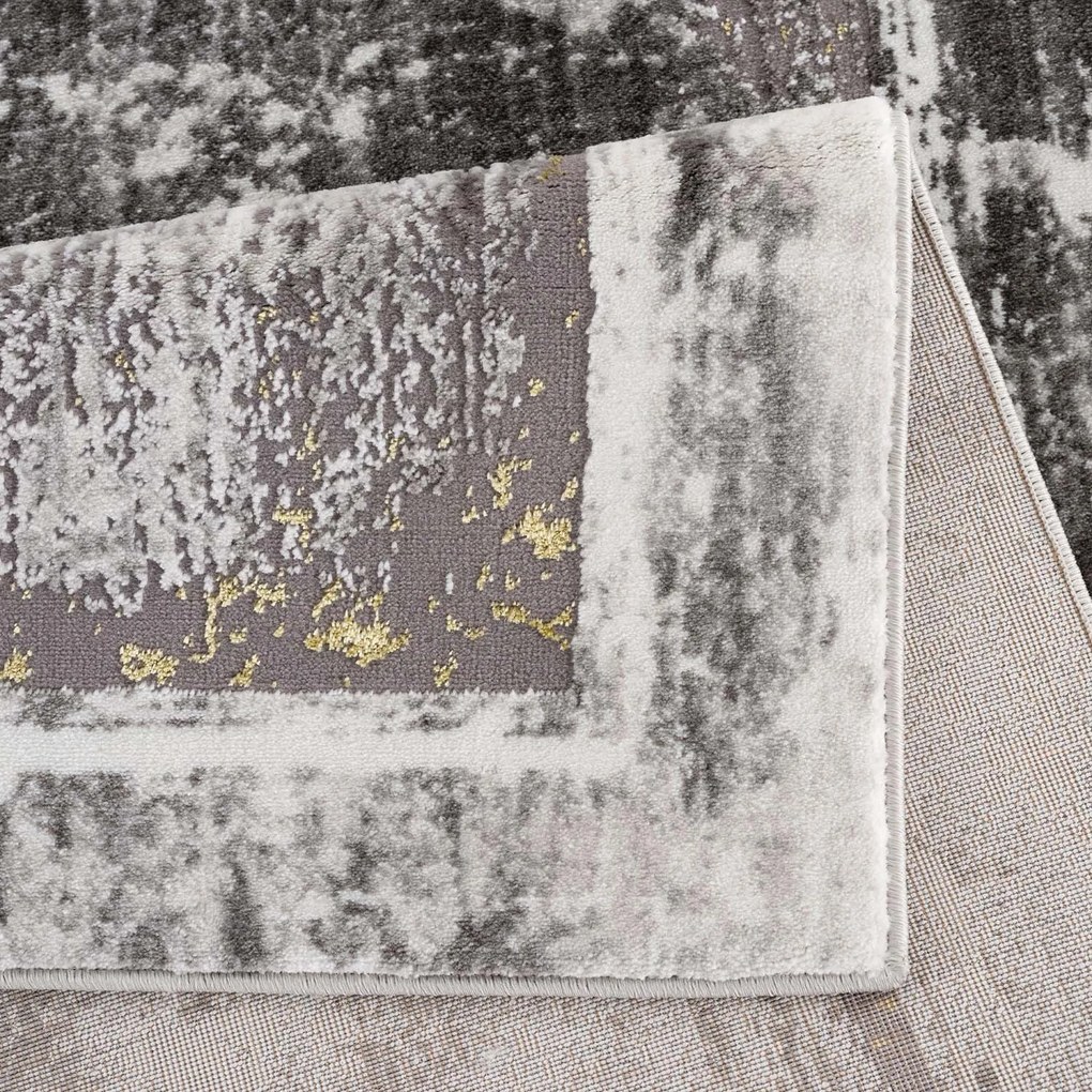 Dekorstudio Moderný koberec NOA - vzor 9330 zlatý Rozmer koberca: 80x300cm
