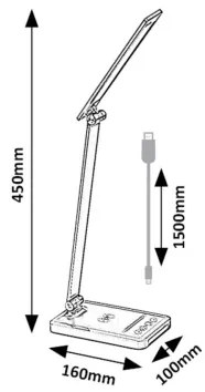 Rabalux 74213 - LED Stmievateľná stolná lampa TRAZE LED/5W/5V