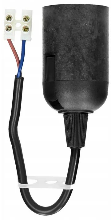 ECOLIGHT Stavebný a renovačný držiak lampy na žiarovku E27 na kábli 2x0,75