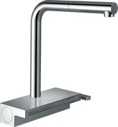 Hansgrohe M81, drezová batéria Aquno Select s výsuvnou koncovkou a plochým sprchovým prúdom, sBox, chrómová, HAN-73830000