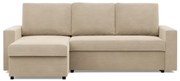 Rohová rozkladacia sedačka NEO Poso béžová