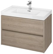 Cersanit Crea - závesná skrinka pod umývadlo 80cm, dub, S924-009