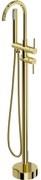 Mexen Alma, voľnestojaca vaňová batéria, zlatá lesklá, 75033-50
