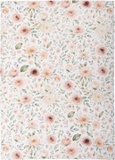 Biela bavlnená utierka s ružami Soft Romantic Blush - 50*70 cm