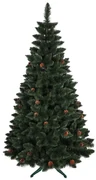 Vianočná borovica so šiškami 220 cm