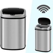 Bezdotykový Jumbo koš 50l strieborná