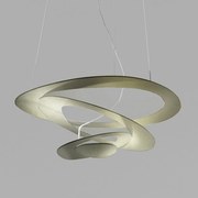 Artemide Pirce Led závesné svietidlo, zlatá, 44W, 3000K, 97×94 cm