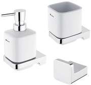 NIMCO MA set-31K-26 - Dávkovač mydla, stojan na kefky a nástenný háčik MAYA