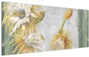 Obraz - Rozkvitnuté kaktusy (120x50 cm)