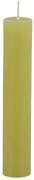 Machová úzka krátka sviečka Short dinner moss - Ø 2 * 11cm / 4h