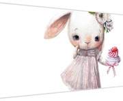 Obraz - Akvarelové zvieratko N⁰1 (120x50 cm)